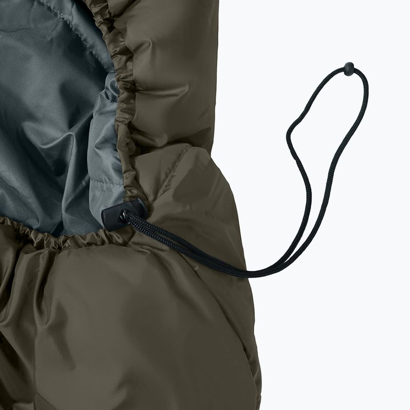 Sac de dormit Alpinus Wide & Long Fiber Pro 1250 215 cm/right olive 3