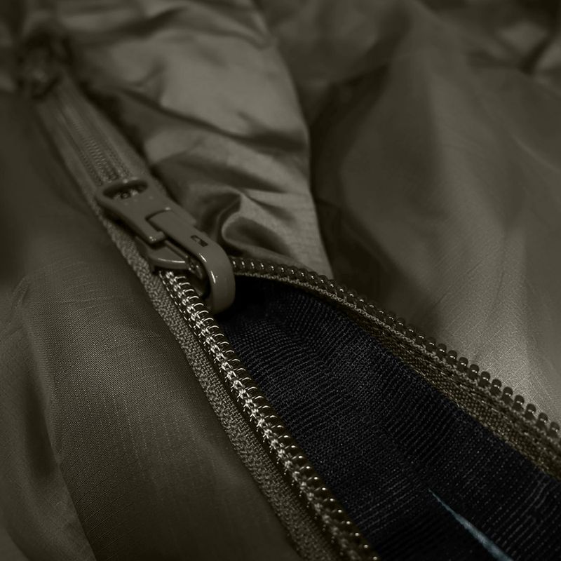 Sac de dormit Alpinus Wide & Long Fiber Pro 1250 215 cm/right olive 8
