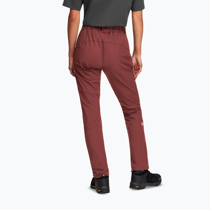 Pantaloni de trekking pentru femei Alpinus Burgundy marble 2