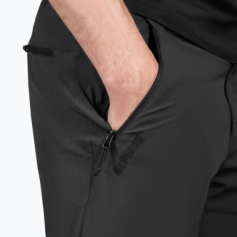 Pantaloni de trekking pentru bărbați Alpinus Black Deccan 3