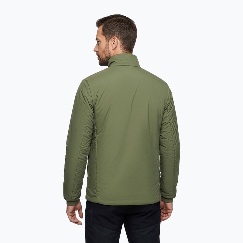 Geacă hibrid pentru bărbați Alpinus Wanaka olive 2