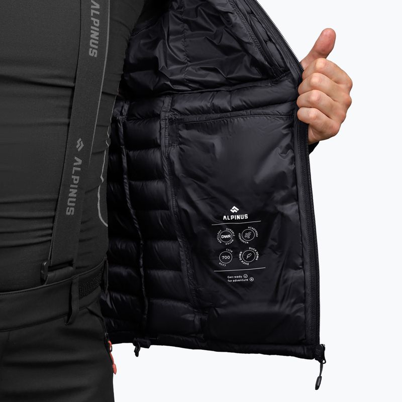 Geacă cu puf pentru bărbați Alpinus Kiruna black 8