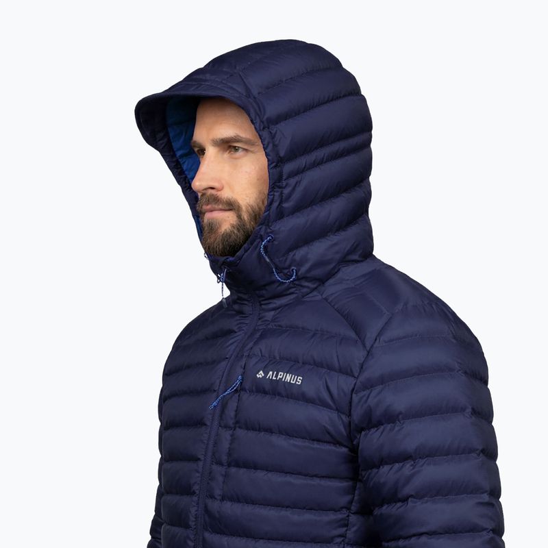 Geacă cu puf pentru bărbați Alpinus Kiruna navy blue 4