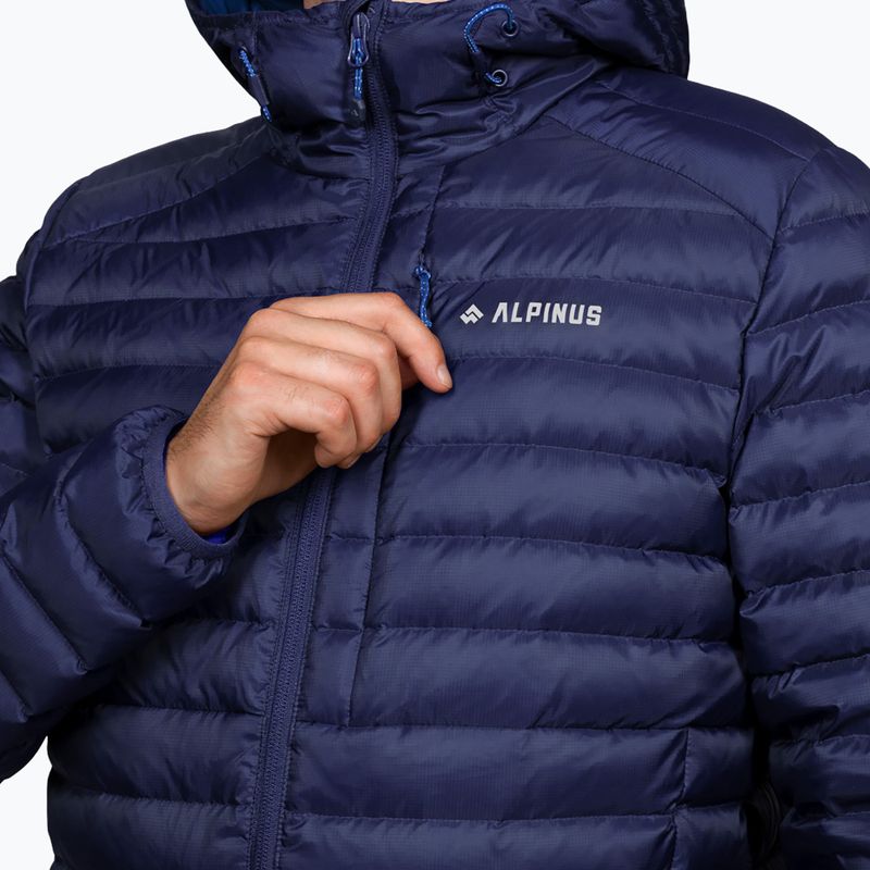 Geacă cu puf pentru bărbați Alpinus Kiruna navy blue 5