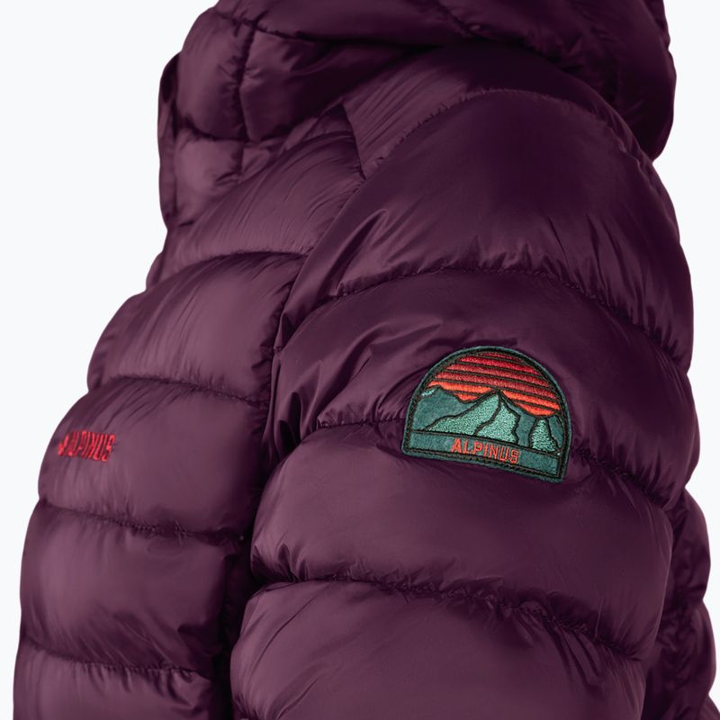 Geacă izolată pentru femei Alpinus Tunari dark plum 5