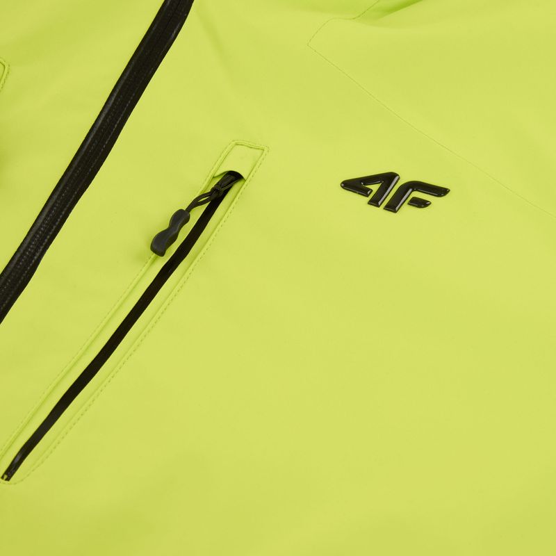 Geacă de schi pentru bărbați 4F M0997 lime 3