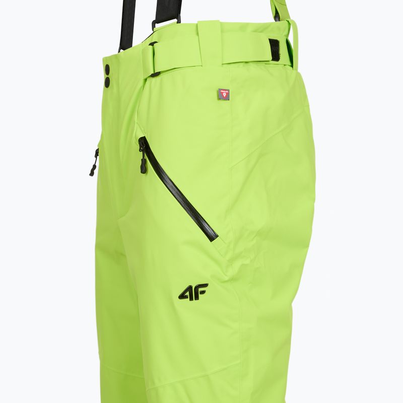 Pantaloni de schi pentru bărbați 4F Fnk M0902 lime 3