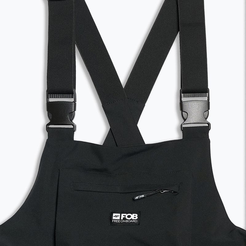 Pantaloni de snowboard pentru femei 4F FNK F1221 anthracyt 2