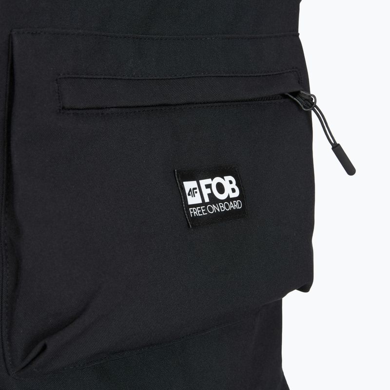 Pantaloni de snowboard pentru femei 4F FNK F1221 anthracyt 4