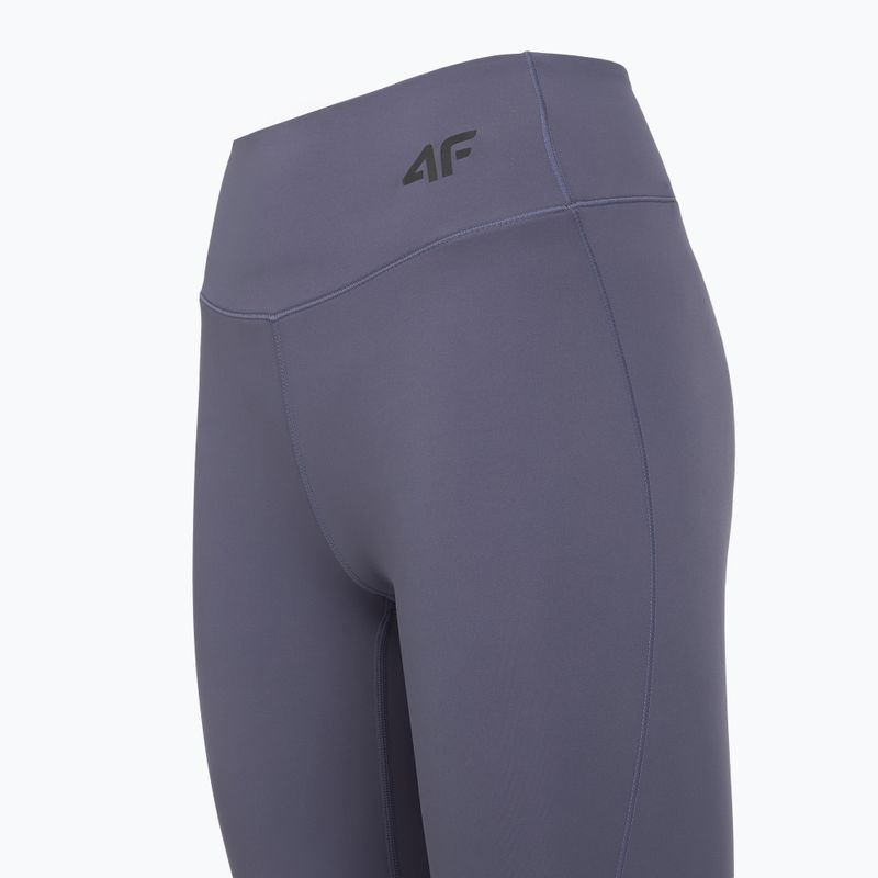 Colanți de antrenament pentru femei 4F Solar Punk FNK F404 denim 3