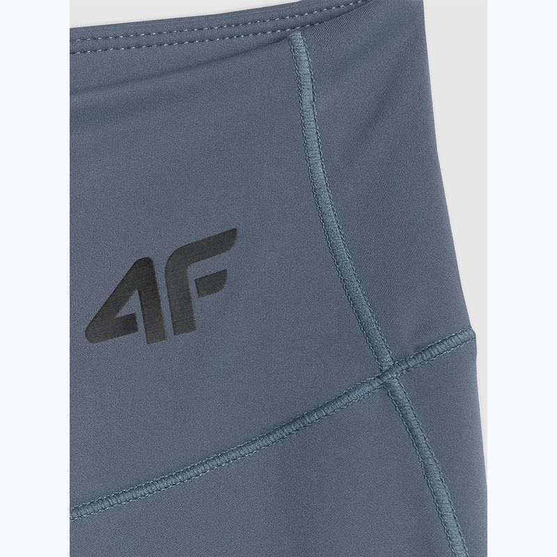 Colanți de antrenament pentru femei 4F Solar Punk FNK F404 denim 2