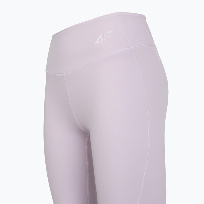 Colanți de antrenament pentru femei 4F Solar Punk FNK F404 light violet 3