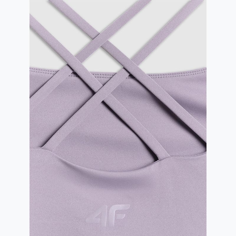 Tricou de antrenament pentru femei 4F Solar Punk FNK F0745 light violet 3