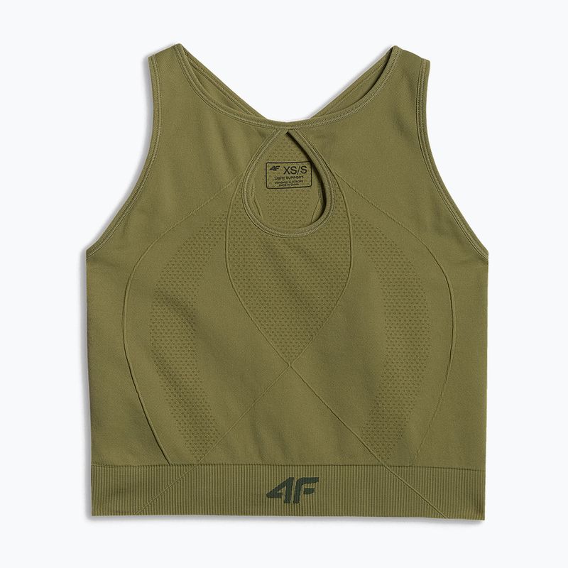 Tricou de antrenament pentru femei 4F Solar Punk FNK F0886 olive