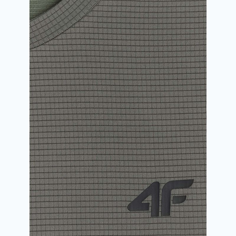 Tricou de antrenament bărbați 4F Athletic FNK M1775 khaki 2