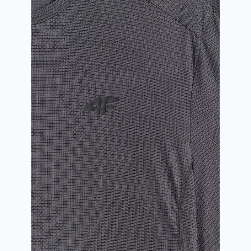 Tricou de antrenament bărbați 4F Athletic FNK M1778 black allover 2