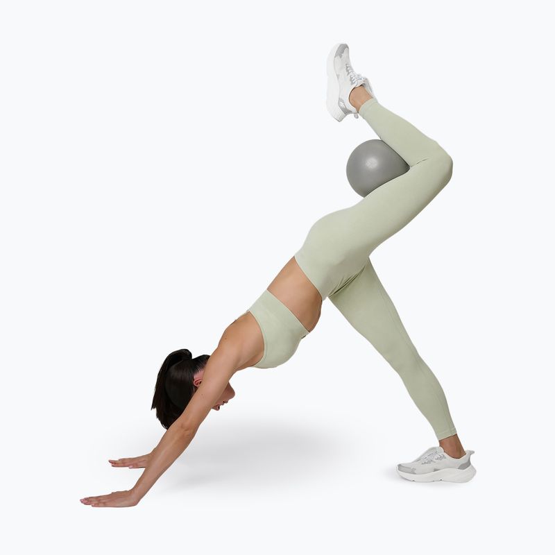 Colanți de antrenament pentru femei 4F Solar Punk FNK F399 light green allover 6