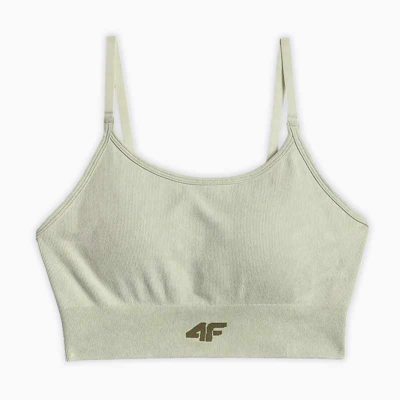 Sutien de antrenament 4F Solar Punk F203 light green allover 8
