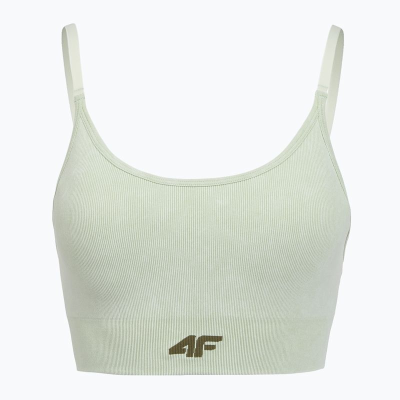 Sutien de antrenament 4F Solar Punk F203 light green allover 8
