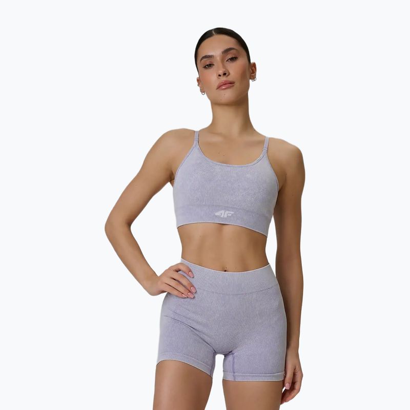 Sutien de antrenament 4F Solar Punk F203 violet allover 7