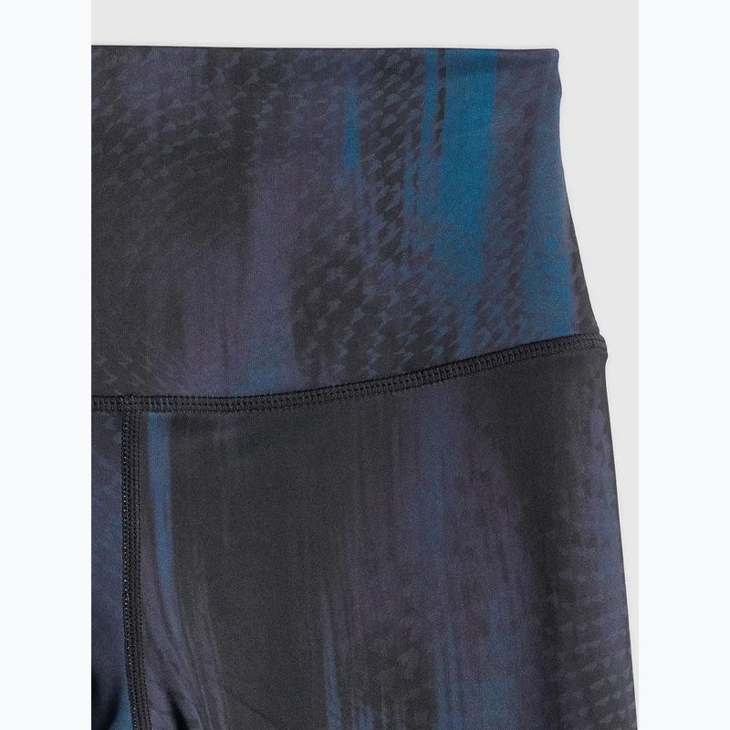 Colanți de antrenament pentru femei 4F Solar Punk FNK F454 sea green allover 10