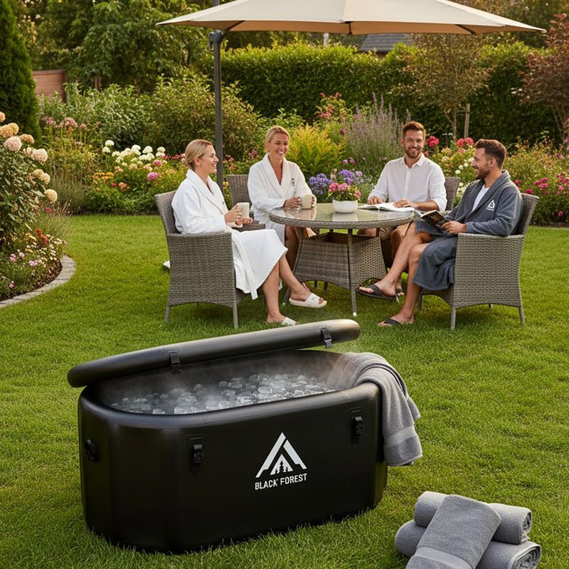 Cadă pentru băi reci Extralink Ice Bath black 9