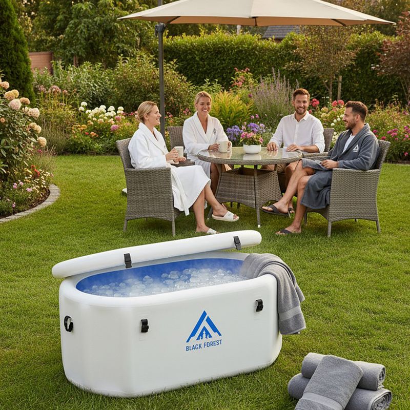 Cadă pentru băi reci Extralink Ice Bath white 7