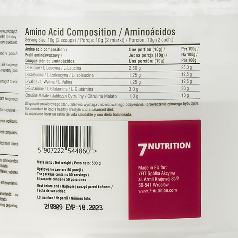 BCAA Master 7Nutrition aminoacizi 500g cola-lime 7Nu000333-cola 3
