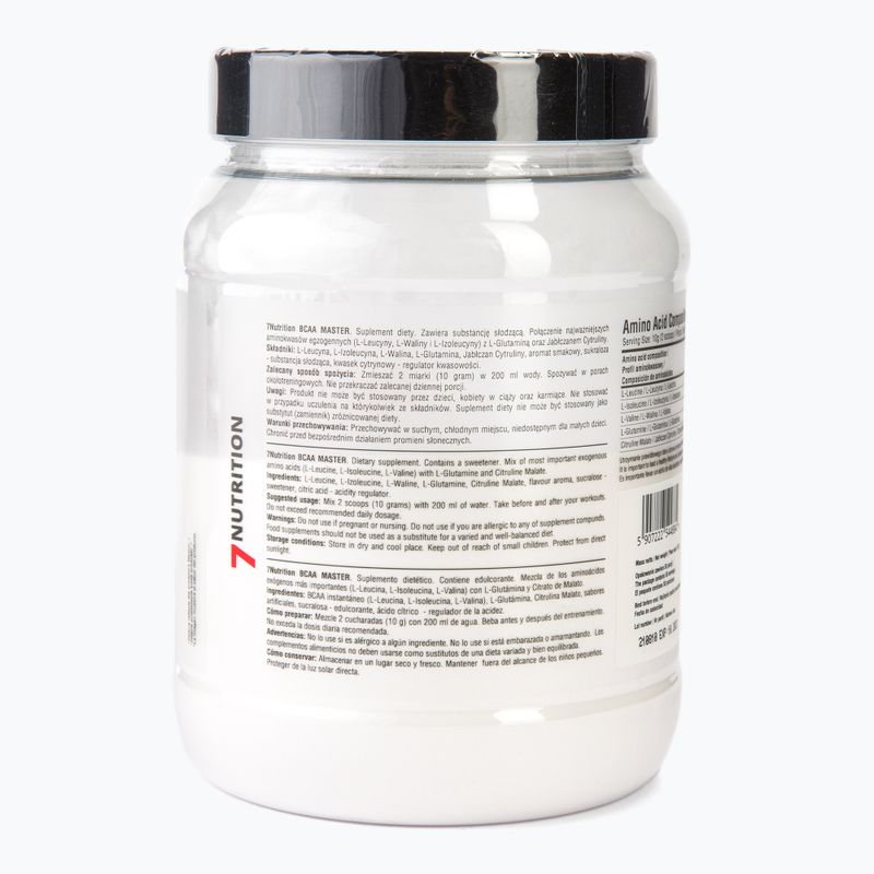 BCAA Master 7Nutrition aminoacizi 500g zmeură 7Nu000333- zmeură 2