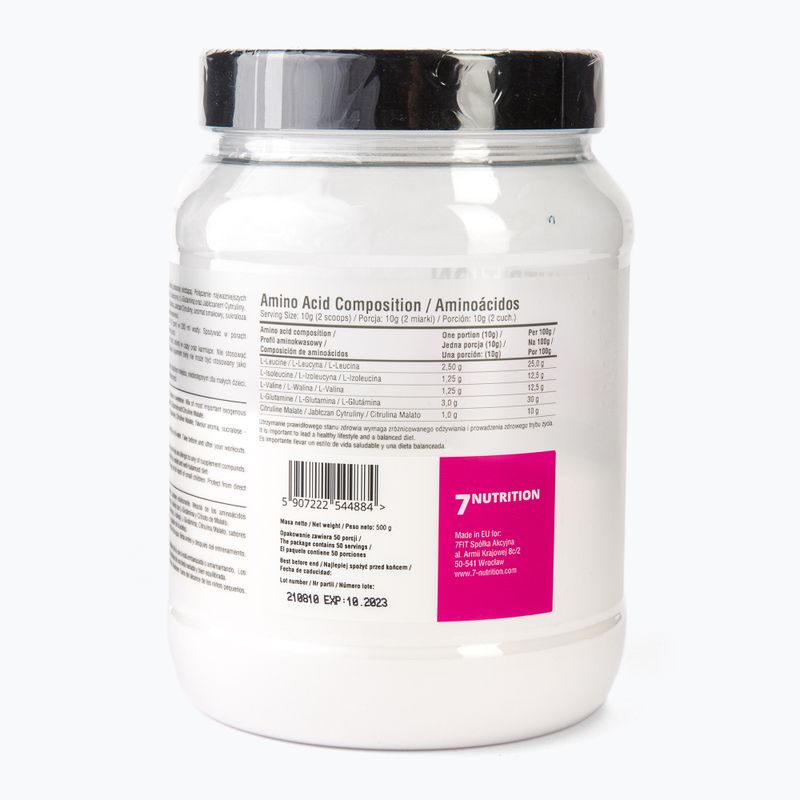 BCAA Master 7Nutrition aminoacizi 500g zmeură 7Nu000333- zmeură 3