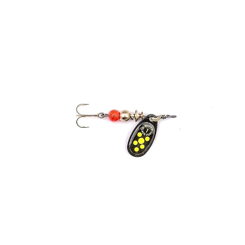 Mepps Black Fury spinner negru și galben 30448001