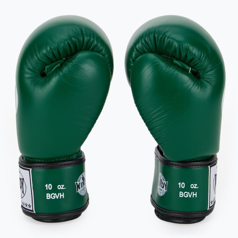 Mănuși de box WINDY Classic Genuine Leather green 4