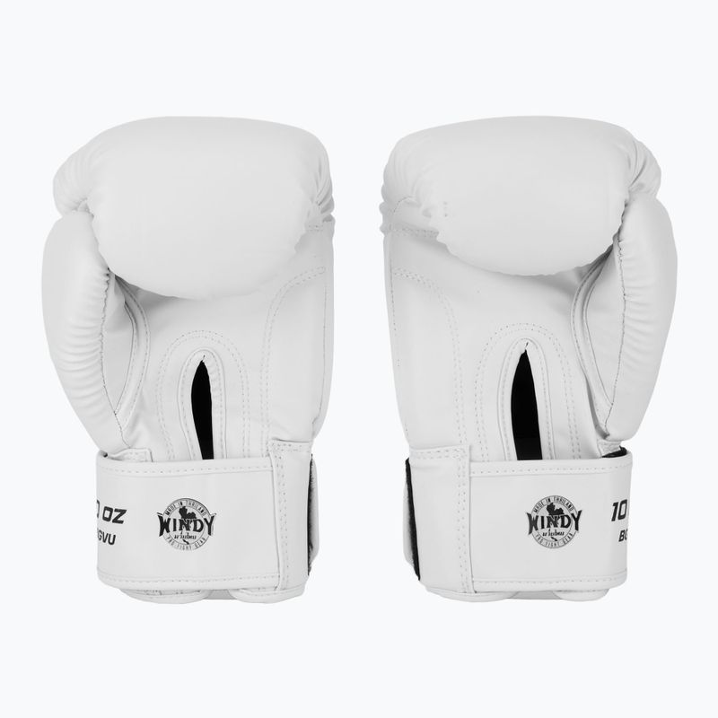Mănuși de box WINDY Classic Synthetic Leather white 3