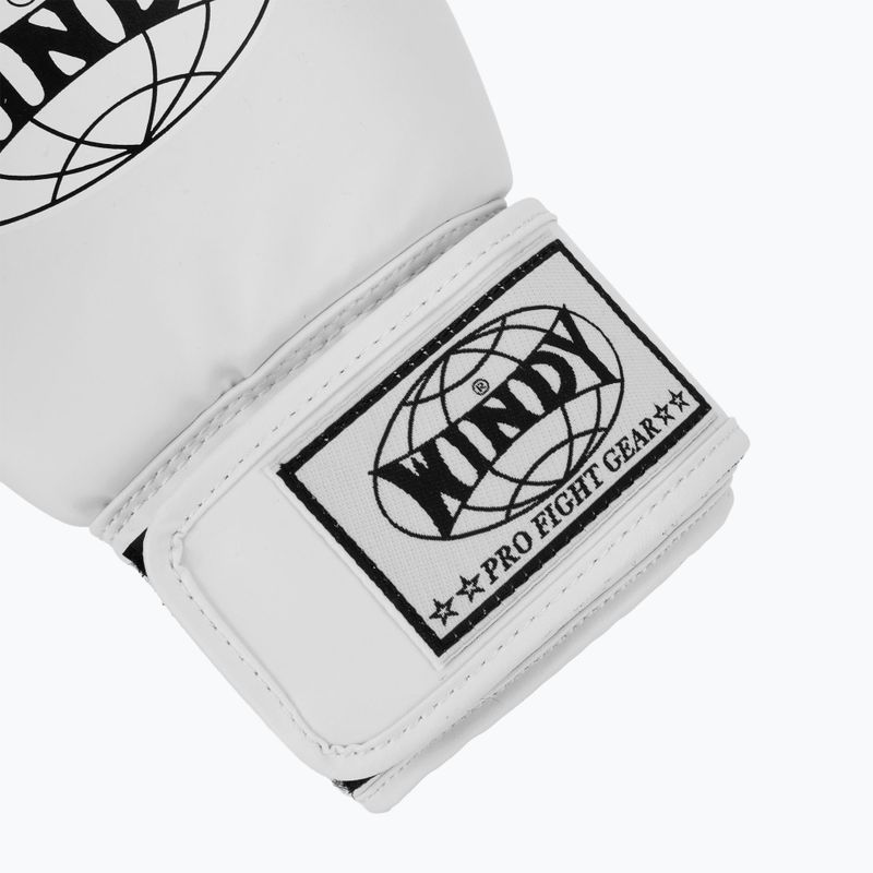 Mănuși de box WINDY Classic Synthetic Leather white 6