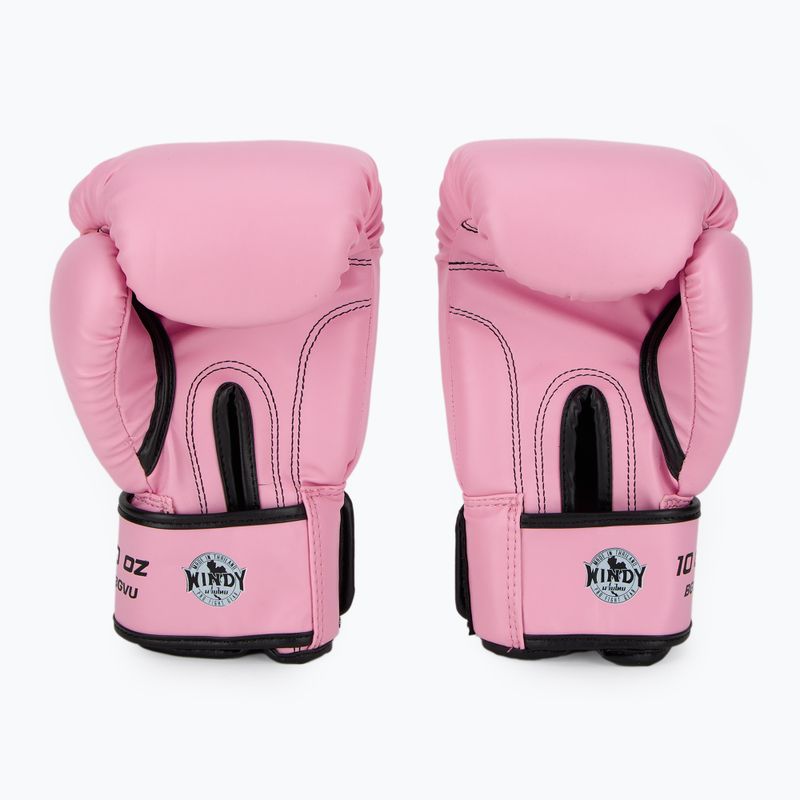 Mănuși de box WINDY Classic Synthetic Leather pink 3