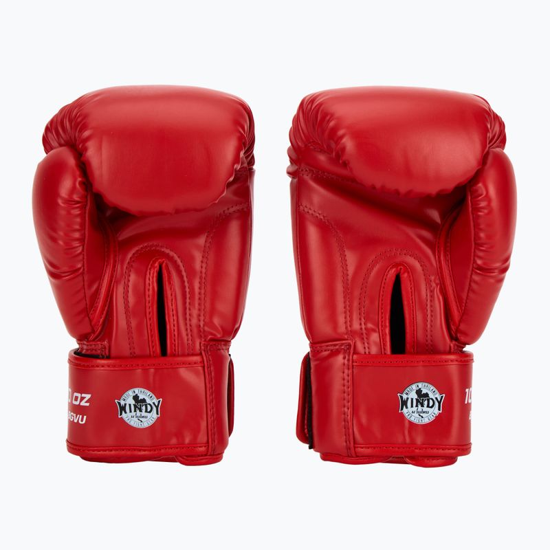 Mănuși de box WINDY Classic Synthetic Leather red 3