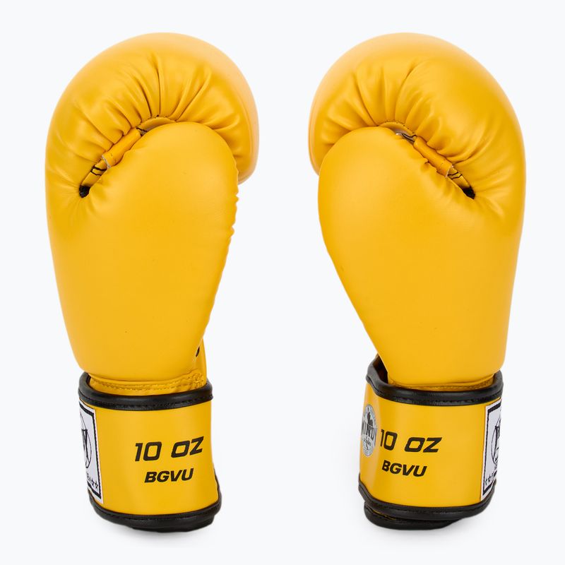 Mănuși de box WINDY Classic Synthetic Leather yellow 4