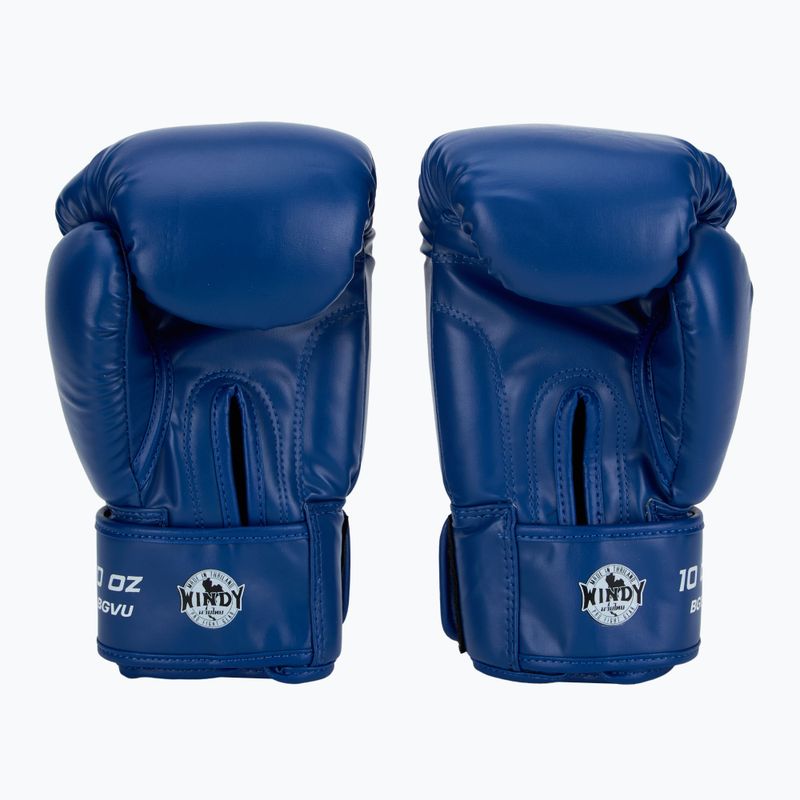 Mănuși de box WINDY Classic Synthetic Leather blue 3