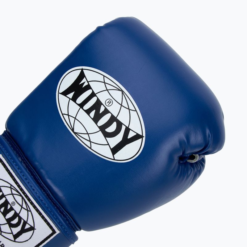 Mănuși de box WINDY Classic Synthetic Leather blue 5