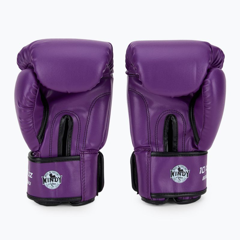 Mănuși de box WINDY Classic Synthetic Leather purple 3