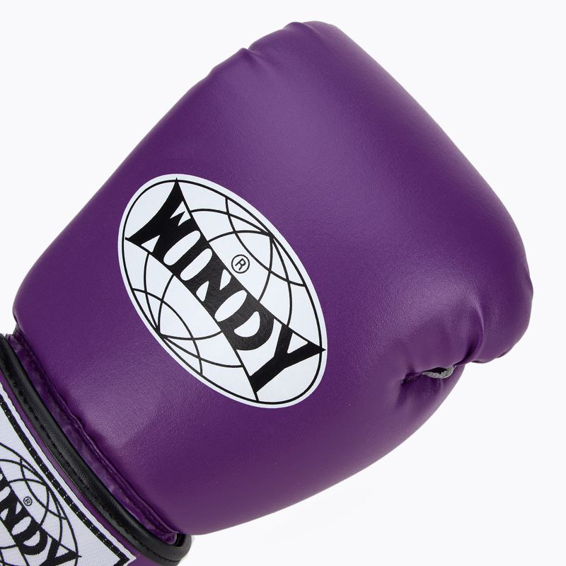 Mănuși de box WINDY Classic Synthetic Leather purple 5