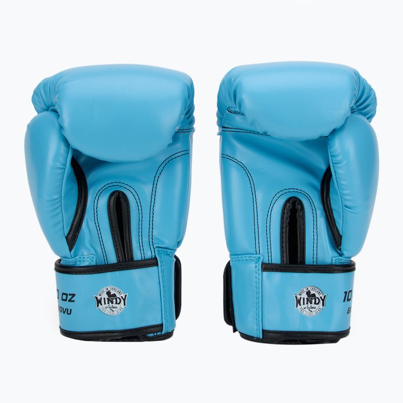 Mănuși de box WINDY Classic Synthetic Leather sky blue 3