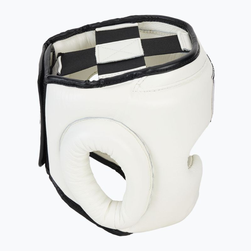 Cască de box  WINDY Genuine Leather white 2
