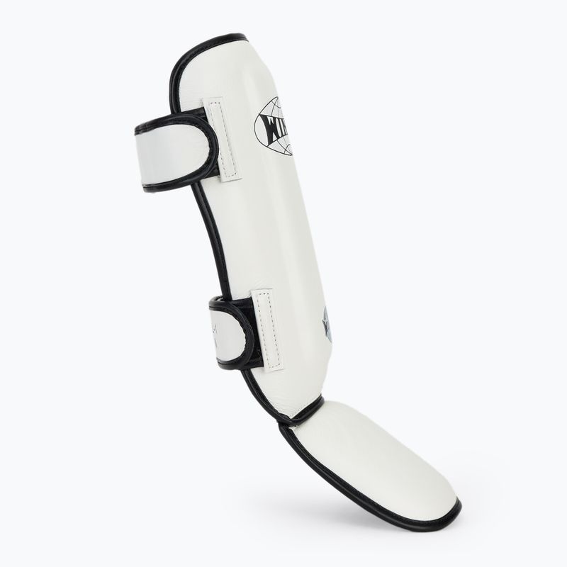 Apărători pentru tibie WINDY Synthetic Leather white 2