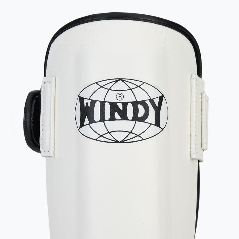 Apărători pentru tibie WINDY Synthetic Leather white 6