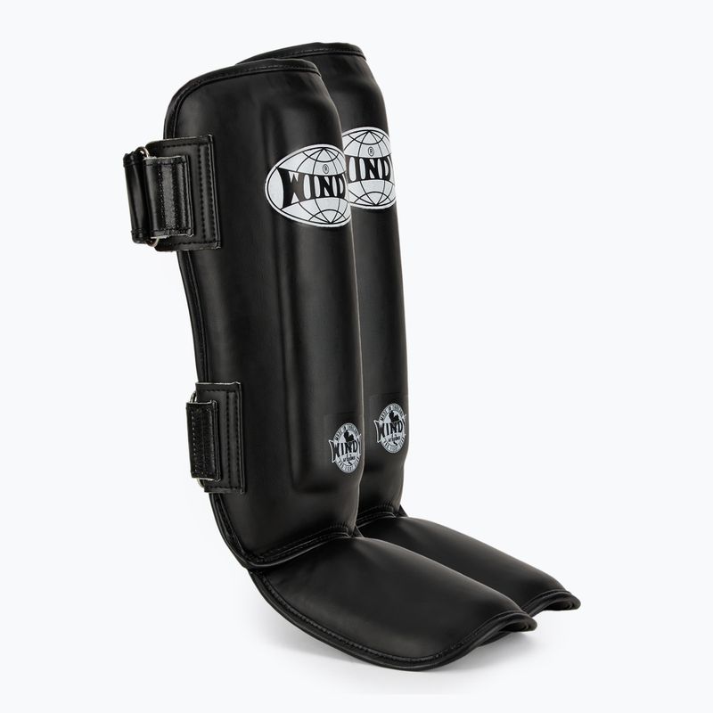 Apărători pentru tibie WINDY Classic Double Strap black