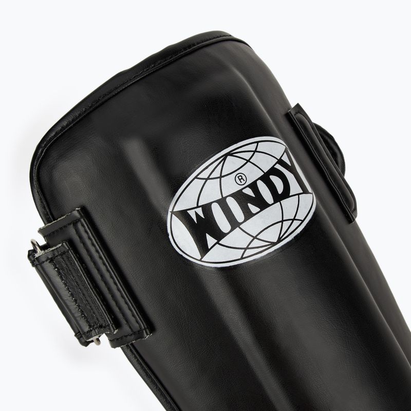 Apărători pentru tibie WINDY Classic Double Strap black 7