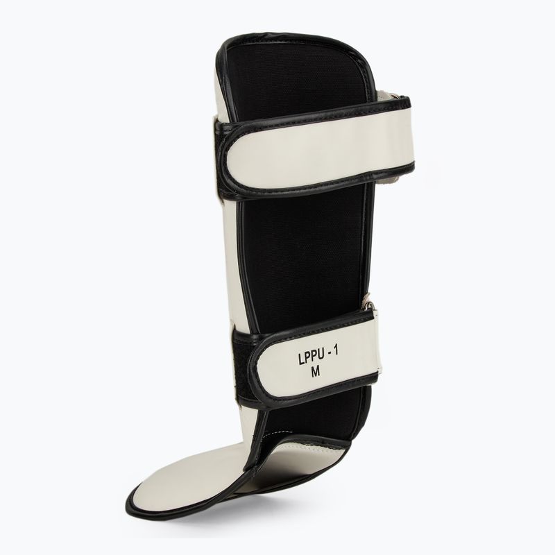 Apărători pentru tibie WINDY Classic Double Strap white 3