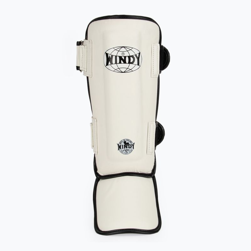 Apărători pentru tibie WINDY Classic Double Strap white 4