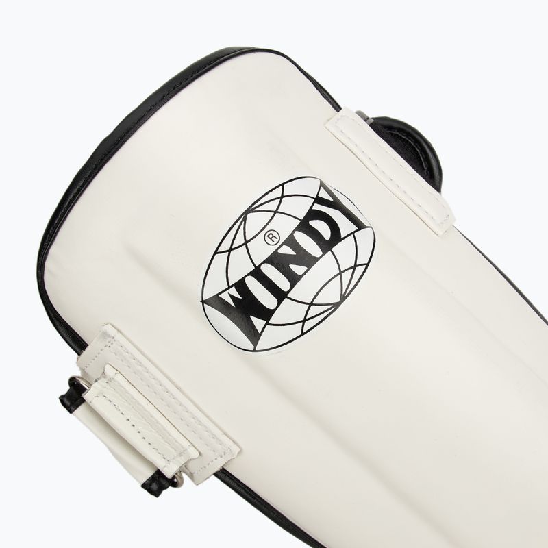 Apărători pentru tibie WINDY Classic Double Strap white 7